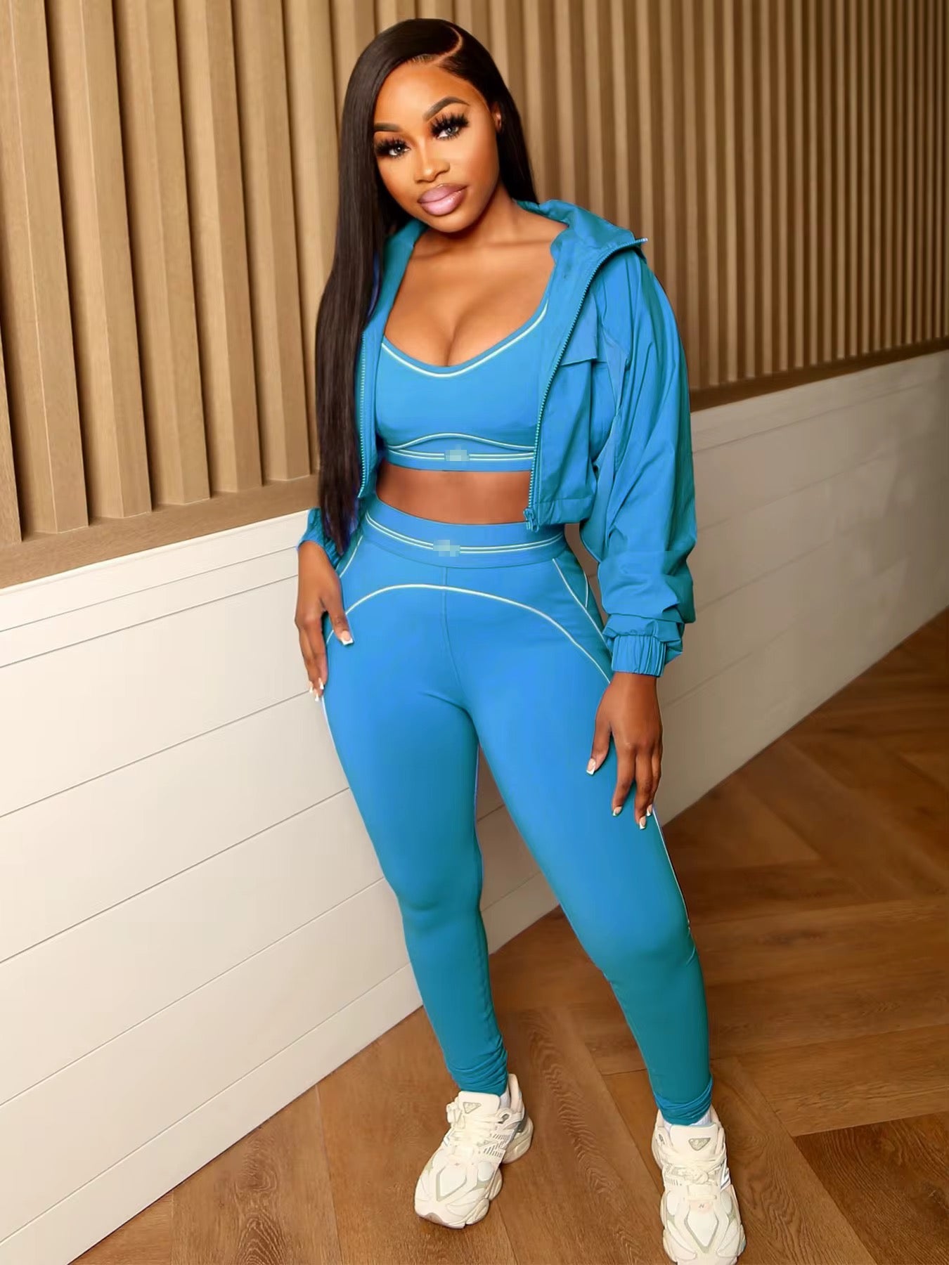 Alo 3 piece set w/Jacket