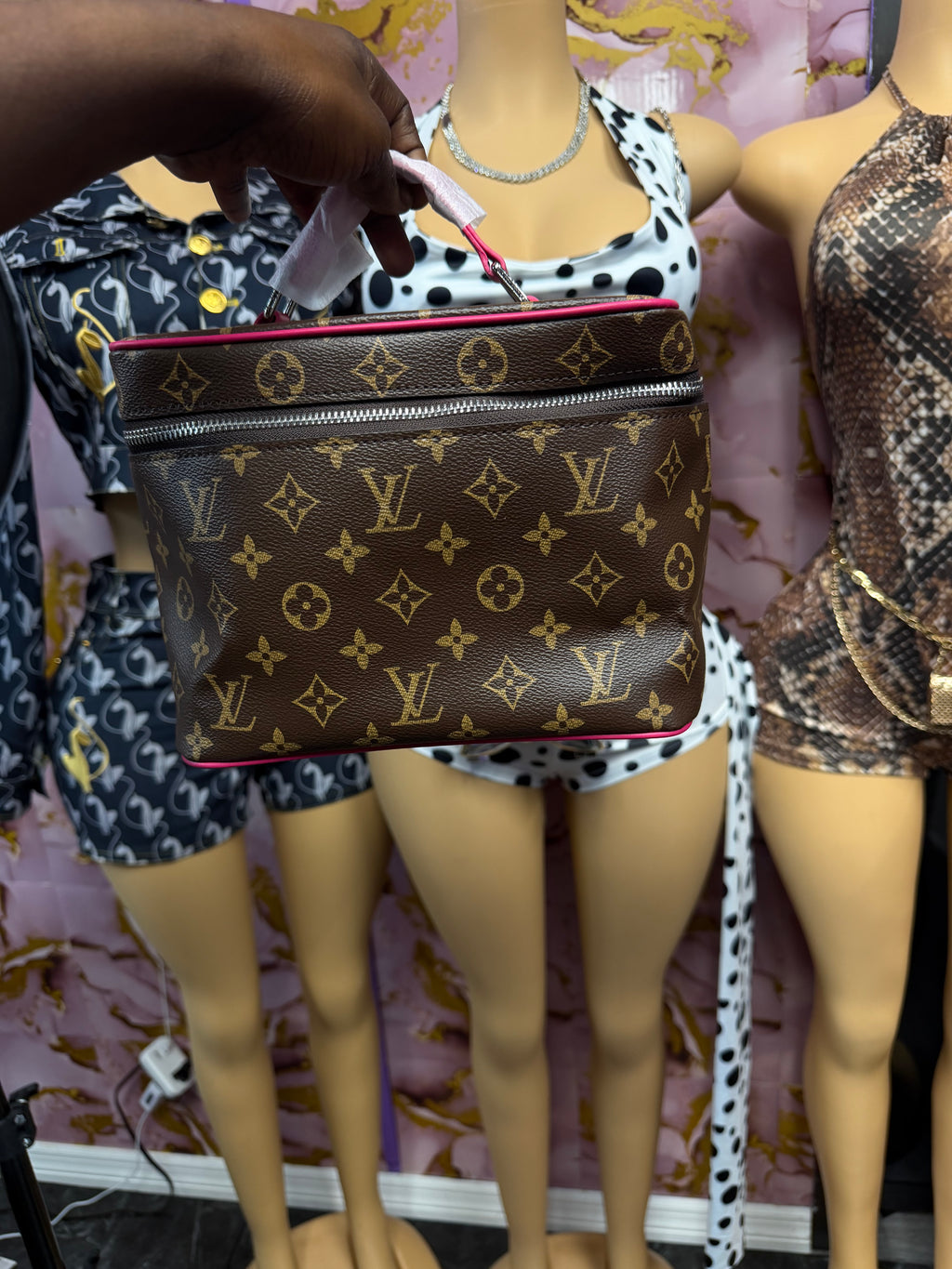 The Pink Large LV bag