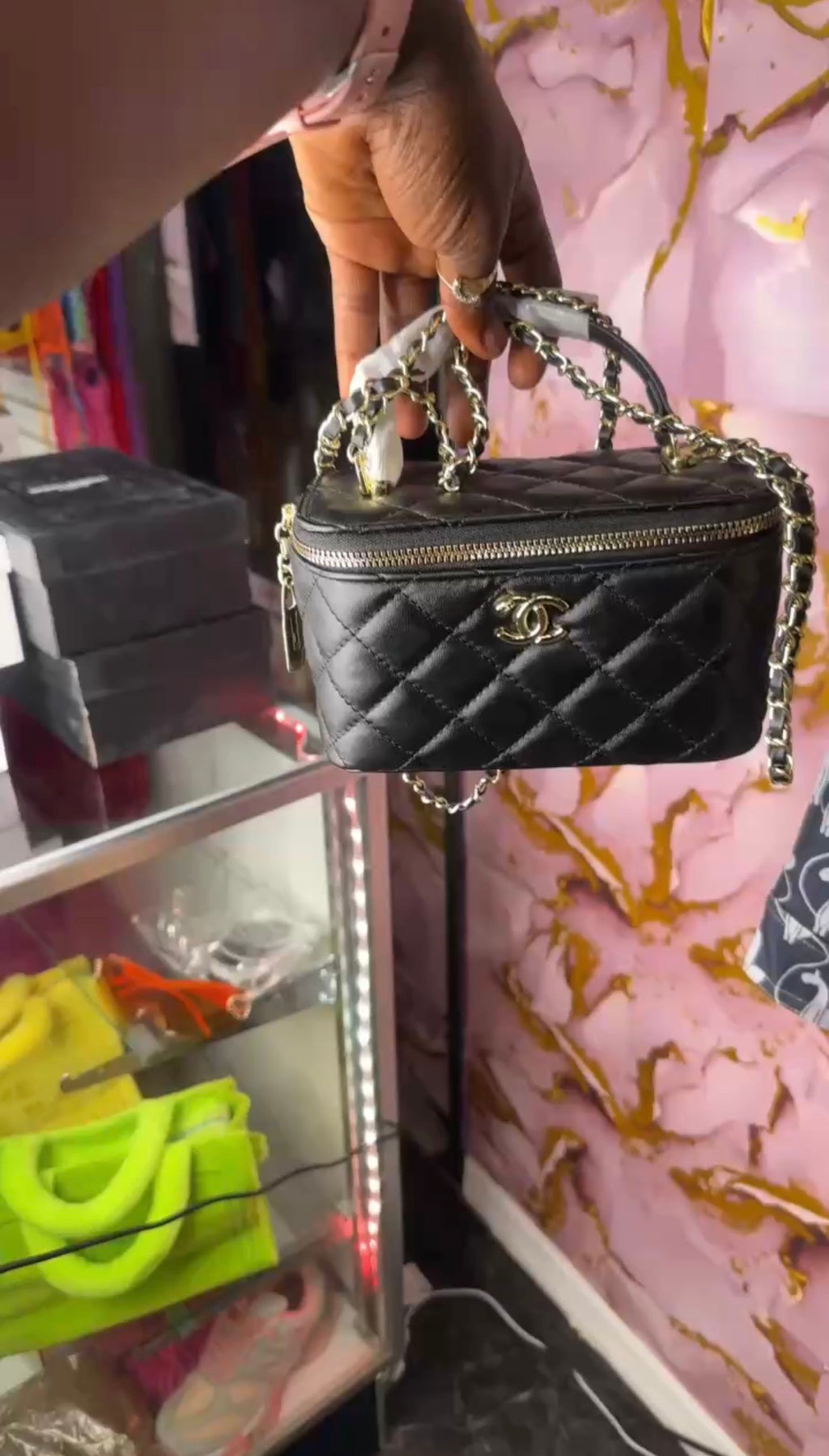 Mini luxury Chanel purse